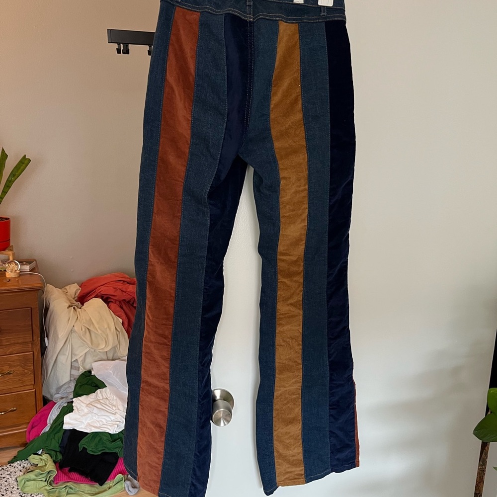 Altar’d State Stripped Flare Jeans. - Picture 3 of 3